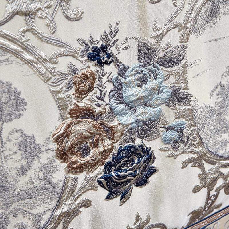 Oriental Jacquard Luxury Bedding Set (Long-staple Sateen Cotton)