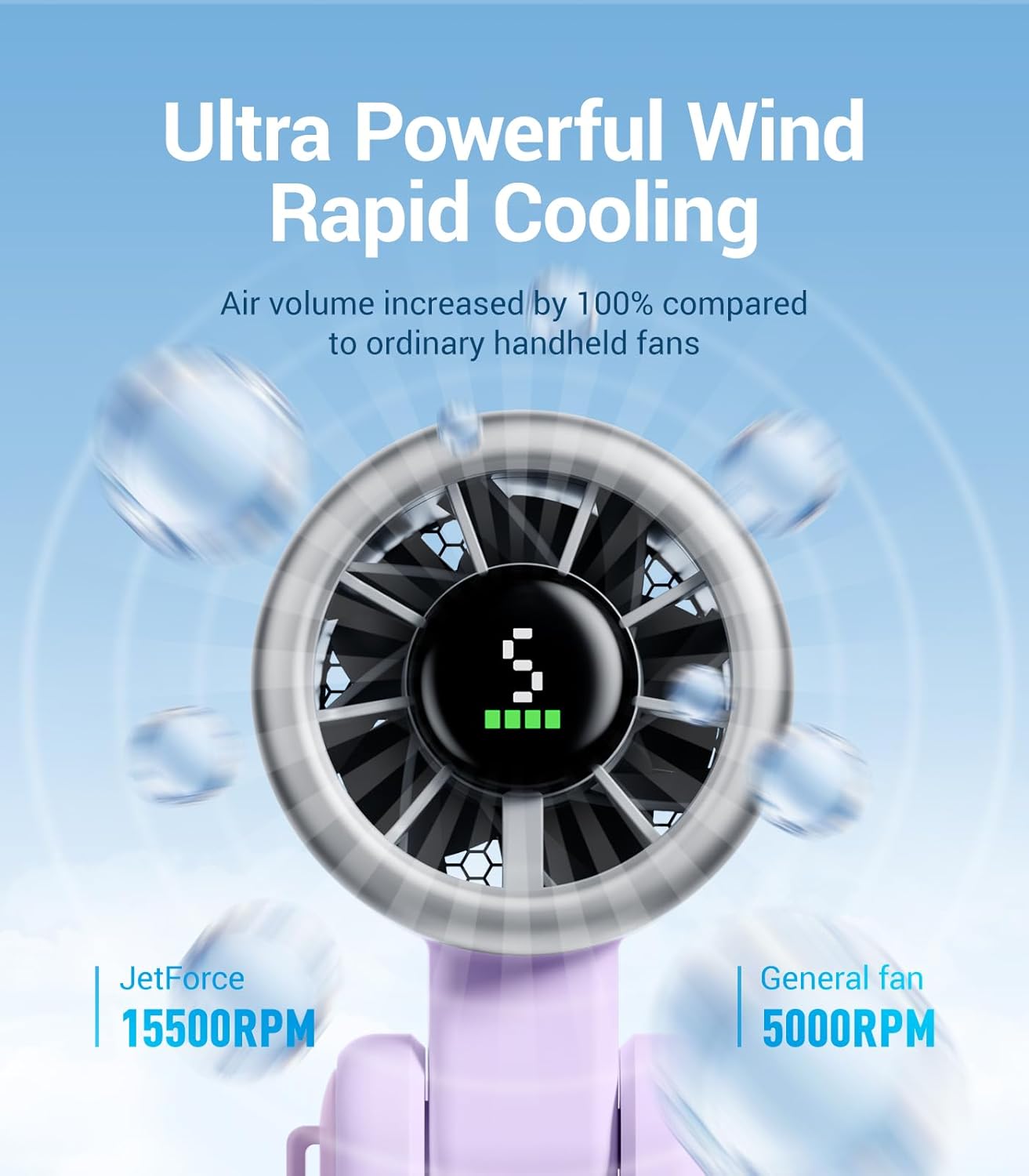 TurboCool 3-in-1 Handheld Fan
