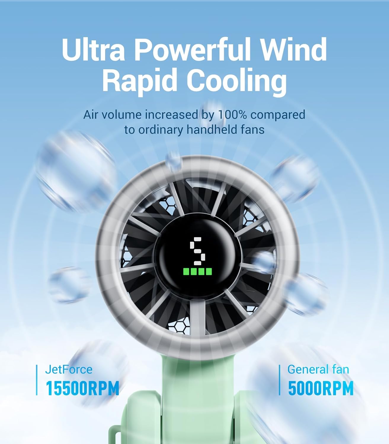 TurboCool 3-in-1 Handheld Fan