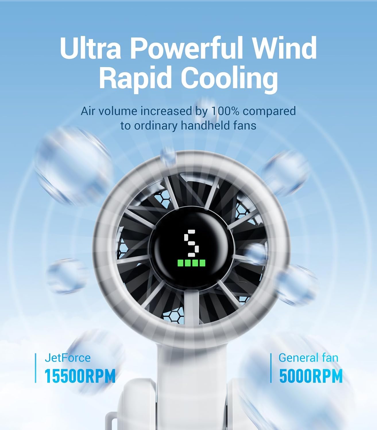 TurboCool 3-in-1 Handheld Fan