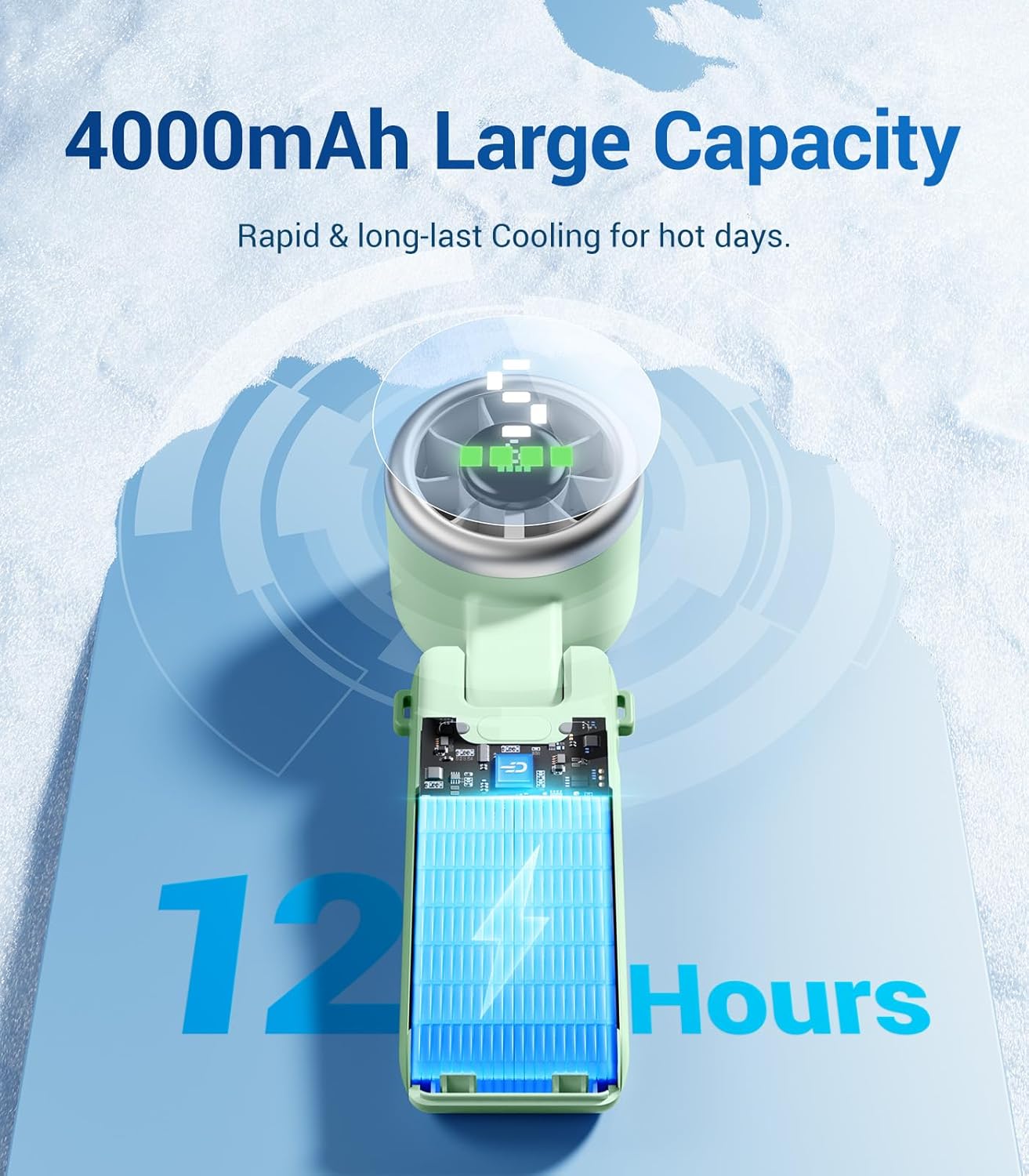 TurboCool 3-in-1 Handheld Fan