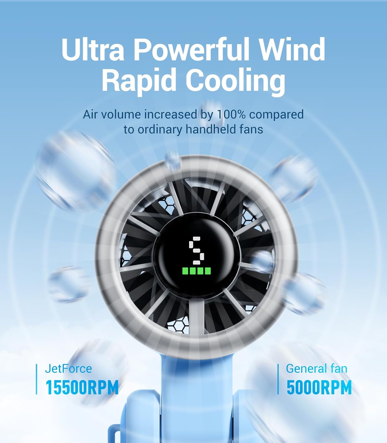 TurboCool 3-in-1 Handheld Fan