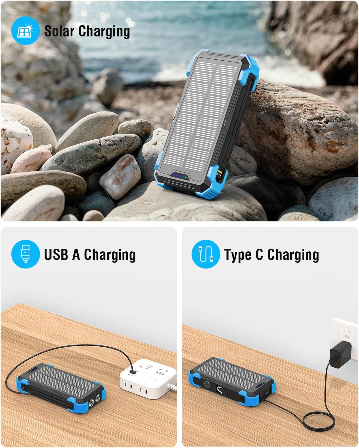 SolarChargeX Pro – 42800mAh Wireless Outdoor Power Bank