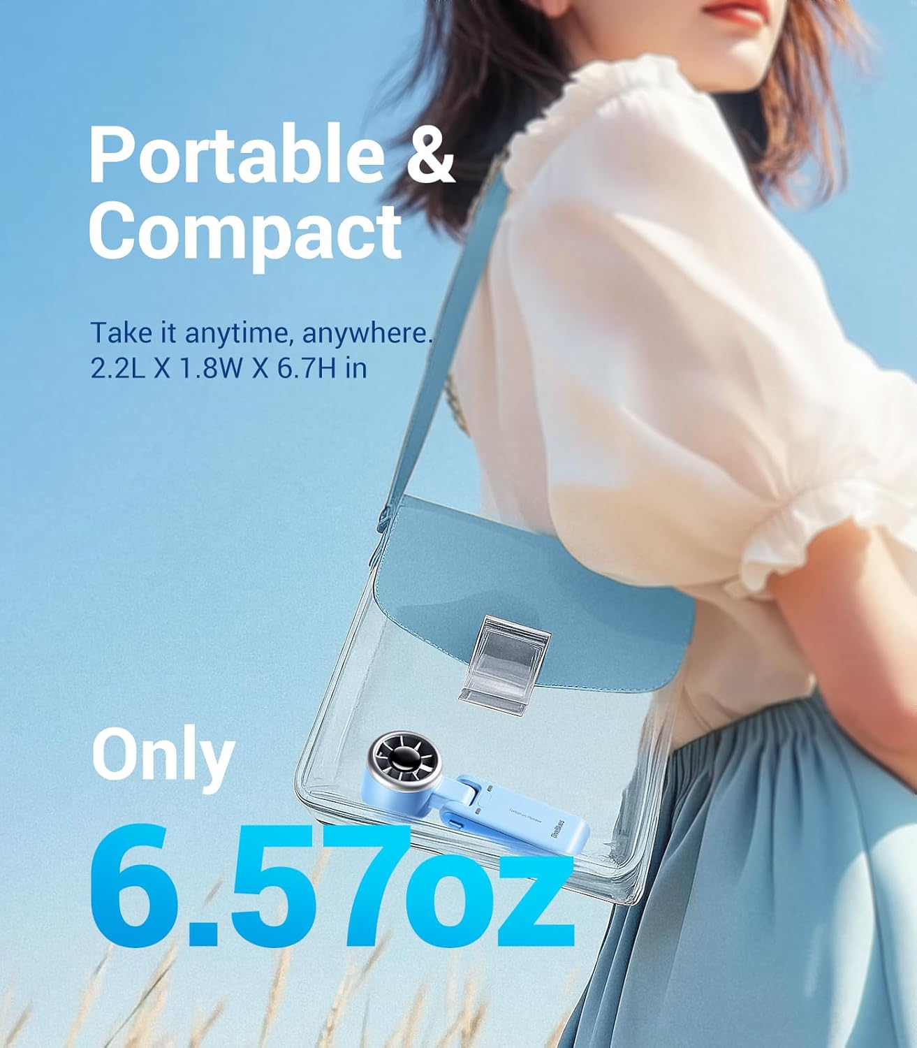 TurboCool 3-in-1 Handheld Fan