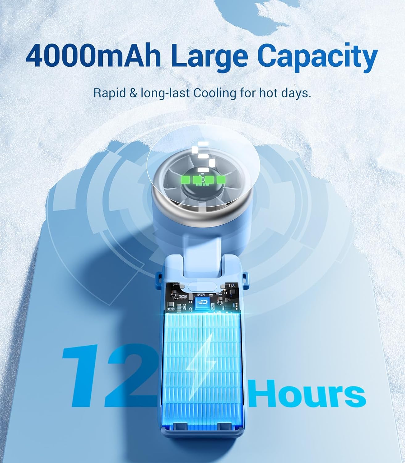 TurboCool 3-in-1 Handheld Fan