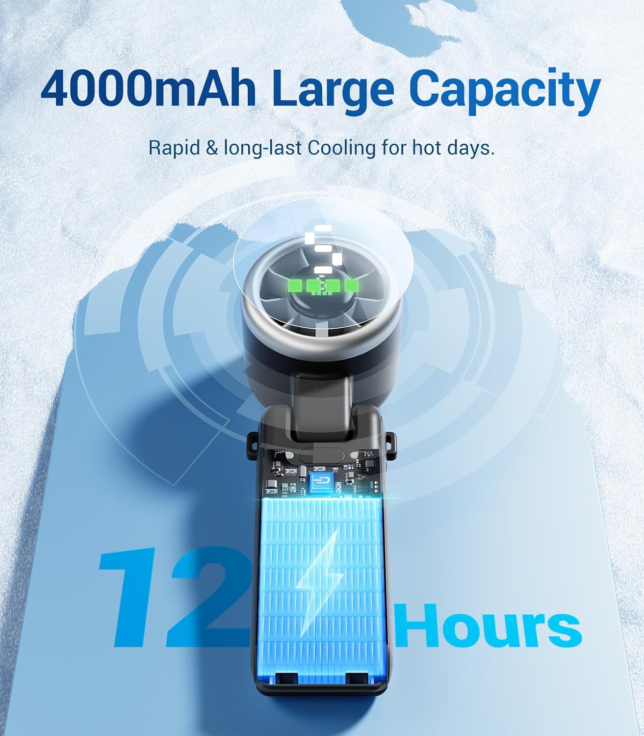 TurboCool 3-in-1 Handheld Fan