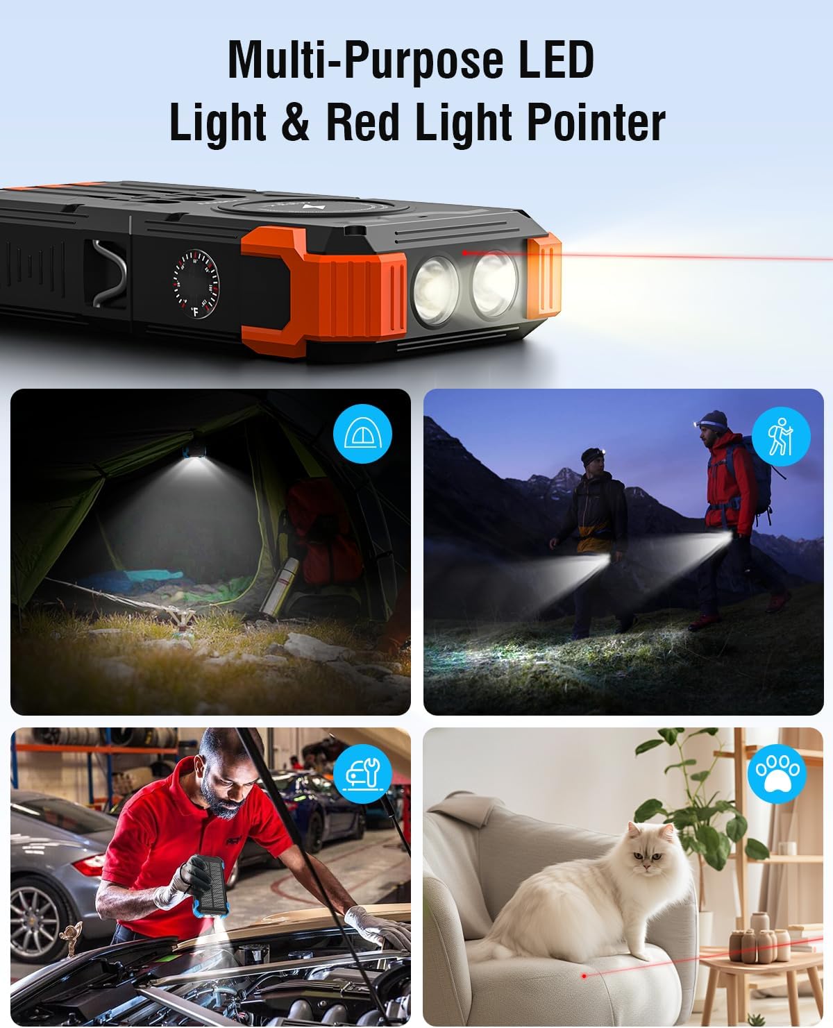 SolarChargeX Pro – 42800mAh Wireless Outdoor Power Bank