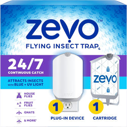 Zevo Flying Insect Trap & Cartridge
