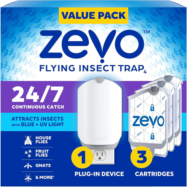 Zevo Flying Insect Trap & Cartridge