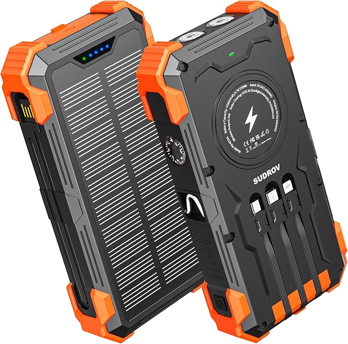SolarChargeX Pro – 42800mAh Wireless Outdoor Power Bank