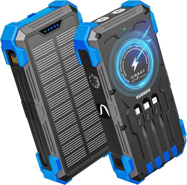 SolarChargeX Pro – 42800mAh Wireless Outdoor Power Bank