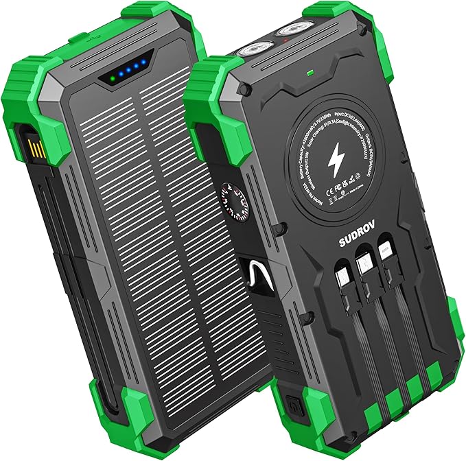 SolarChargeX Pro – 42800mAh Wireless Outdoor Power Bank
