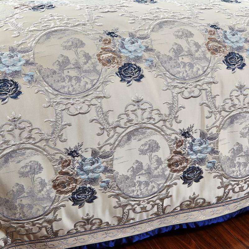 Oriental Jacquard Luxury Bedding Set (Long-staple Sateen Cotton)