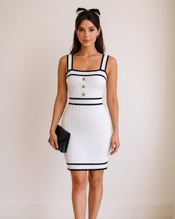 Westbury knit mini dress