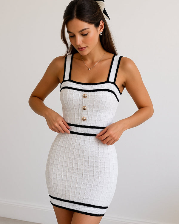Westbury knit mini dress