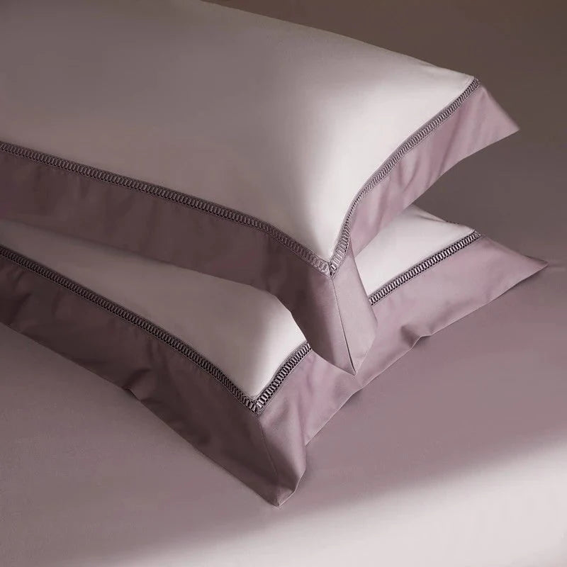 Mystique Mauve Duvet Cover Set (Long-Staple Sateen Cotton)