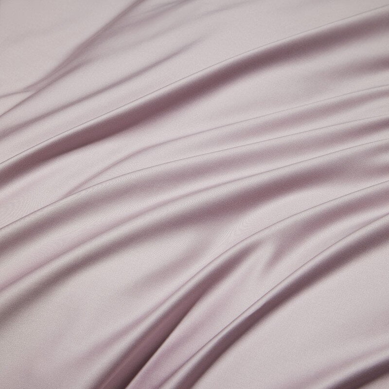 Mystique Mauve Duvet Cover Set (Long-Staple Sateen Cotton)